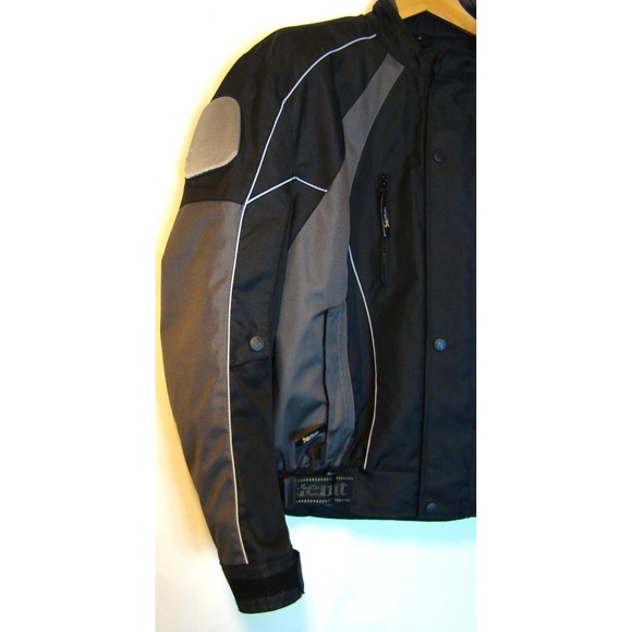NEW! Xelement Motorcycle Jacket BIG & TALL Black/Gray Zip Out Liner SIZE 3XL  AC - Picture 9 of 15